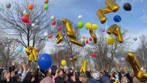 68 milyon liralık umut tamamlandı SMA’lı Ömer Asaf için gökyüzüne balonlar yükseldi