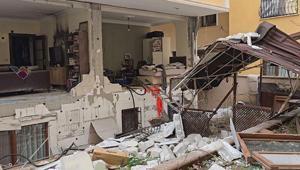 Ataşehirde doğal gaz patlaması Ortalık savaş alanına döndü: Güm diye ses duydum