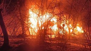 Orduda esrarengiz ölüm Yanan evinin yakınında ağaca asılı halde bulundu