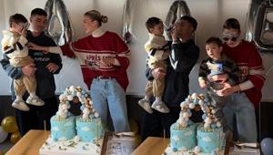 Ayel ve Emir 2 yaşında İşte doğum günü partisinden kareler