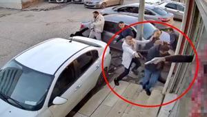 Dehşet anları ortaya çıktı Hastane önündeki silahlı çatışma: 1 ölü, 4 yaralı