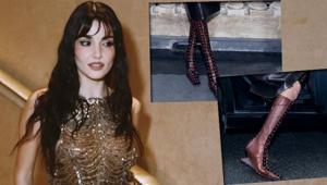 Gören bir daha baktı Hande Erçelin Pariste giydiği çizmeler olay oldu