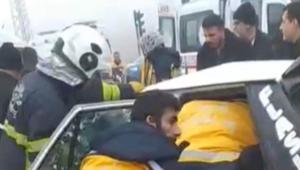 Gaziantepte zincirleme kaza Ölü ve yaralılar var