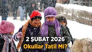 Okul Haberleri ✍🏻 2 Şubat okullar tatil mi 2 Şubat 2026 Pazartesi kar tatili var mı, yok mu