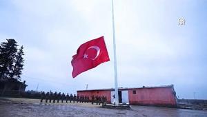 Türk bayrağına çirkin saldırı Bölge karakol sınırları içerisine alındı, göndere dev bayrak çekildi