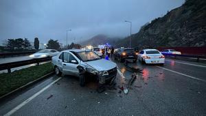 Samsunda 5 otomobilin karıştığı zincirleme kaza