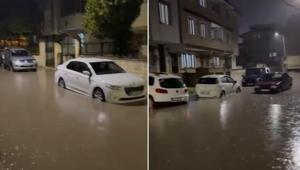 Bursa’da şiddetli sağanak Yollar kapandı, ev ve iş yerlerini su bastı