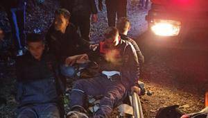 Mucize kurtuluş Heyelanı fark edip kepçeden atladı, 200 metreden uçuruma yuvarlandı