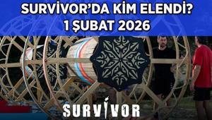 SURVİVOR KİM ELENDİ 1 Şubat 2026 Survivor ödül - ceza oyununu hangi takım kazandı Survivor kim gitti ve kim elendi İşte ünlüler - gönüllüler son bölüm