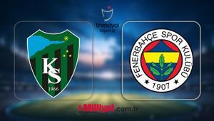 MUHTEMEL 11LER | Kocaelispor-Fenerbahçe maçı bu akşam saat kaçta hangi kanalda İki ekip arasında 42. randevu