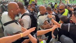 Süper Kupa finali öncesi Corinthians taraftarından Felipe Meloya saldırı