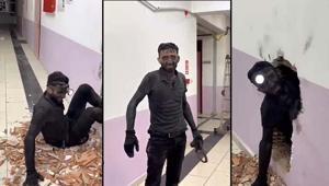 Rizeli ustadan örümcek adam refleksi 6 katlık ölüm boşluğundan mucize ile kurtuldu