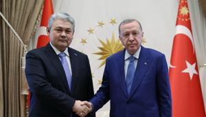 Cumhurbaşkanı Erdoğan, Kazakistan Dışişleri Bakanı Koşerbayevi kabul etti
