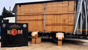 Bursa’da 8,7 milyon makaron ve 1,6 ton kaçak tütün ele geçirildi