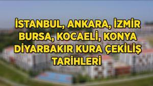 TOKİ KURA TAKVİMİ 2026 İstanbul, İzmir, Ankara, Konya, Diyarbakır, Kocaeli, Bursa çekiliş tarihleri belli oldu mu