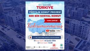 8 BİN 195 KONUT KAHRAMANMARAŞ TOKİ KURASI CANLI NEREDEN, NASIL İZLENİR TOKİ Kahramanmaraş 8 bin 195 konut hak sahibi belirleme kurası canlı yayın izle: Kahramanmaraş TOKİ kura sonucu