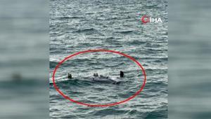 İstanbulda Karaburun açıklarında İHA olduğu düşünülen bir cisim bulundu