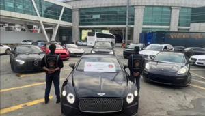 600 milyon TL değerinde 65 lüks araca el konuldu Sahte emeklilik belgesi ibraz etmişler