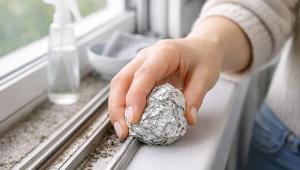 Ne bez ne fırça Küçük folyo topları ayna gibi parlatıyor, sürgüye sürün