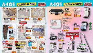 A101 HAFTANIN FIRSATLARI AKTÜEL KATALOĞU | A101 Aldın Aldın 12 Şubat Perşembe aktüel kataloğunda hangi ürünler satışa çıkacak Kablosuz Etiket Yazıcı, Elektrikli Bisiklet, Katmer ve Gözleme Sacı, Mini Waffle Makinesi...