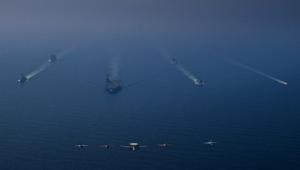 İran ile görüşme sonrası güç gösterisi ABDnin dev filosu Ummanda