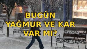 Hafta sonu hava nasıl olacak Yağmur ve kar yağışı olan iller hangileri Meteoroloji hava durumu raporu