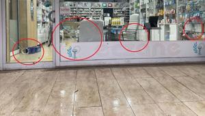 Diyarbakırda eczaneye kurşun yağdırdılar