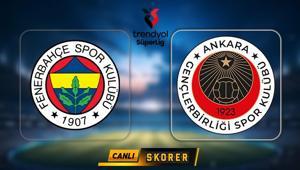 Fenerbahçe-Gençlerbirliği maçı ne zaman, saat kaçta, hangi kanalda Muhtemel ilk 11ler