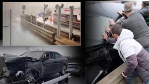 Çekmeköyde gişelerdeki kazanın görüntüsü ortaya çıktı