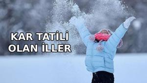 KAR TATİLİ OLAN İLLER ❄️ Bugün okul tatili olan iller hangileri Yarın okullarda kar tatili var mı 11 Şubat 2026 Çarşamba kar tatili olan il var mı