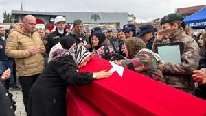 Kazara kendini vuran polis memuru, Zonguldakta defnedildi