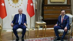 Cumhurbaşkanı Erdoğan TOBB Başkanı Hisarcıklıoğlunu kabul etti