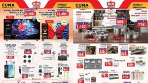 İNDİRİM RÜZGARI SÜRÜYOR BİM 13 Şubat Cuma aktüel kataloğunda hangi ürünler satışa sunulacak Doğrayıcı, El Blenderı, Kaş Düzeltici, Cep Telefonu, Led Işıklı Ayna, Beyaz Cam Set Üstü Ocak...