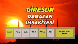 GİRESUN İMSAKİYE 2026 İFTAR VAKTİ: Giresunda iftar saat kaçta, oruç ne zaman açılacak Giresun teravih namazı saati, imsak vakti ve iftar saati