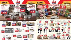 BİM markete 13 Şubat Cuma günü Ahşap Langırt Oyunu, Yumak Çeşitleri, Çelik Sahan Seti geliyor