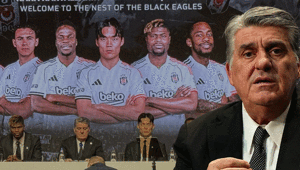 Beşiktaşta yeni transferler için imza töreni düzenlendi Başkan Serdal Adalıdan hakem tepkisi