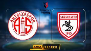 CANLI | Süper Ligde Antalyaspor-Samsunspor maçı