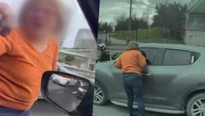 Şişli’de kadın sürücüler arasında trafik kavgası Otomobilin önünü kesti, aynasını kırdı