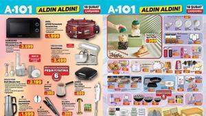 RAMAZAN ÖNCESİ SON A101 AKTÜEL KATALOG İNDİRİMLERİ A101 Aldın Aldın 18 Şubat Çarşamba aktüel kataloğunda hangi ürünler var Seccade, Namaz Elbisesi, Bebek Pelüş Mont, Süngerli Baskılı Çocuk Halısı...