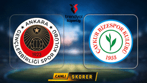 CANLI | Süper Ligde Gençlerbirliği - Rizespor maçı