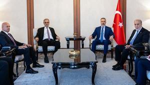 Dışişleri Bakanı Hakan Fidan, Gazze Yönetimi Ulusal Komitesi Başkanı Şaası kabul etti