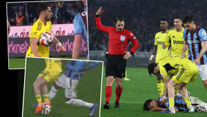 Trabzonspor - Fenerbahçe maçının tartışmalı pozisyonları Trioda değerlendirildi Kitabın ortasından bir hata