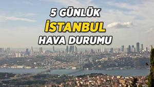5 Günlük İstanbul hava durumu: Yeni hafta içi günlerinde İstanbulda hava durumu nasıl olacak