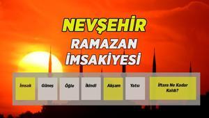 NEVŞEHİR İMSAKİYE 2026 İFTAR VAKTİ: Nevşehirde iftar saat kaçta, oruç ne zaman açılacak Bolu Nevşehir namazı saati, imsak vakti ve iftar saati