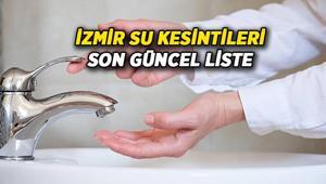 İzmirde sular ne zaman, saat kaçta gelecek 15 Şubat 2025 İZSU planlı su kesintileri