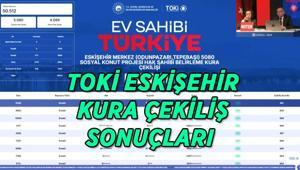TOKİ ESKİŞEHİR 6.055 KONUT KURA ÇEKİLİŞİ TAMAMLANDI TOKİ 6.055 kura çekiliş sonuçları nereden ve nasıl sorgulanır Asil ve yedek isim listesi belli oldu mu