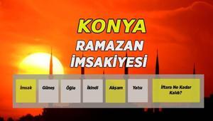KONYA İMSAKİYE 2026: Diyanet 29 günlük Konya iftar vakti ve sahur saatleri: Gün gün Konyada imsak kaçta, iftar ne zaman