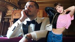 Aşk dolu poz Çağatay Ulusoy ve sevgilisi Aslıhan Malboradan yeni kare