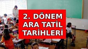 ARA TATİL NE ZAMAN🎒 İkinci dönem ara tatil ile Ramazan Bayramı aynı tarihte mi Mart ara tatili takvimi 2026