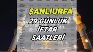 ŞANLIURFA İFTAR SAATİ AKŞAM EZANI İMSAKİYE 2026: Şanlıurfa iftar saati kaçta Oruç kaçta açılacak Diyanet İmsakiye Şanlıurfa
